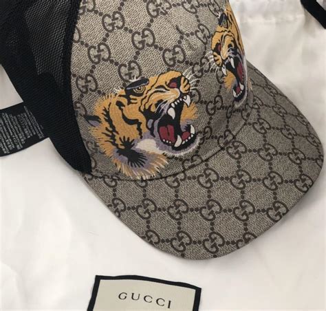 gucci hat tiger print|gucci tiger official website.